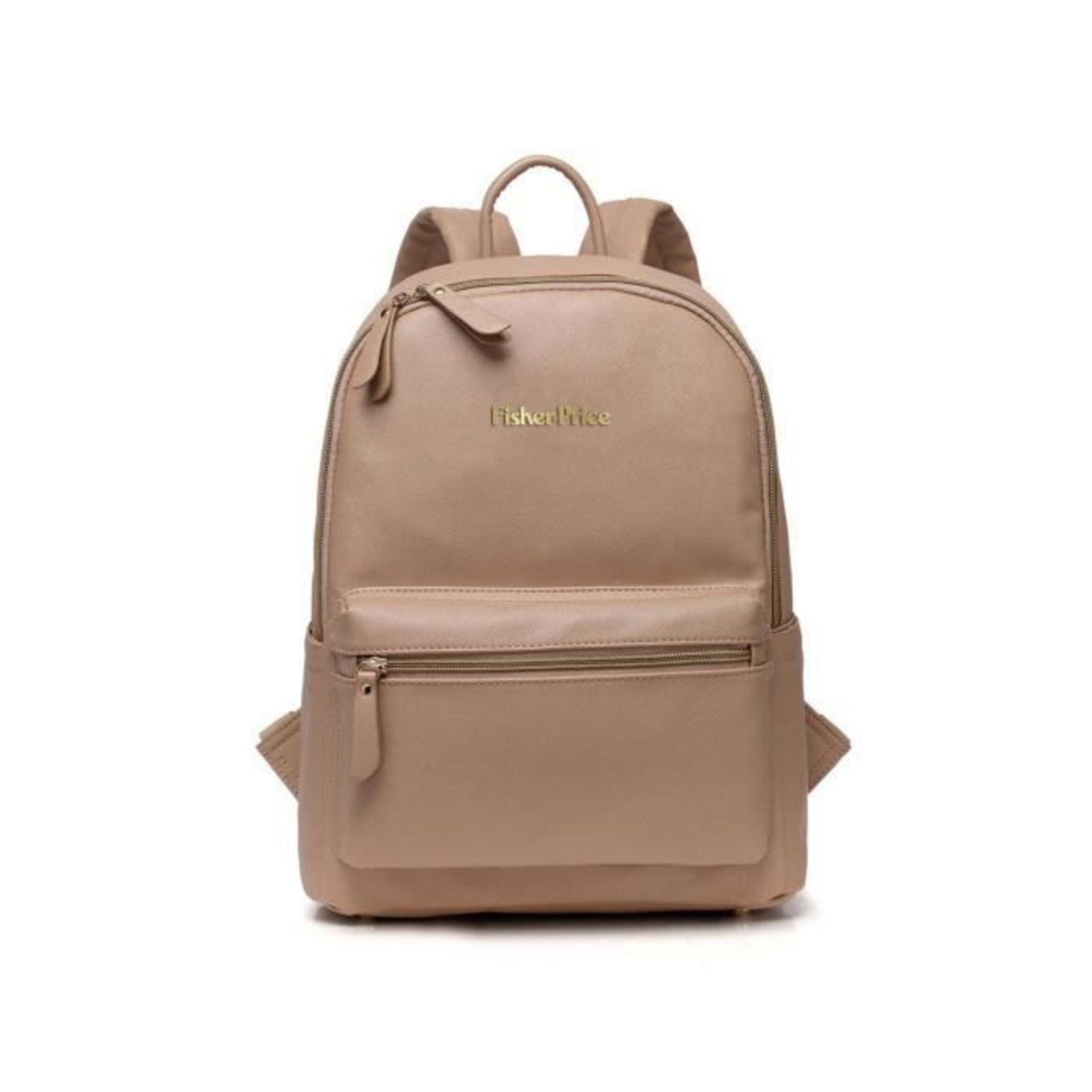 50 X NEW FP BACKPACK+ACC 27X17X38 BEIGE FAUX LEATHER