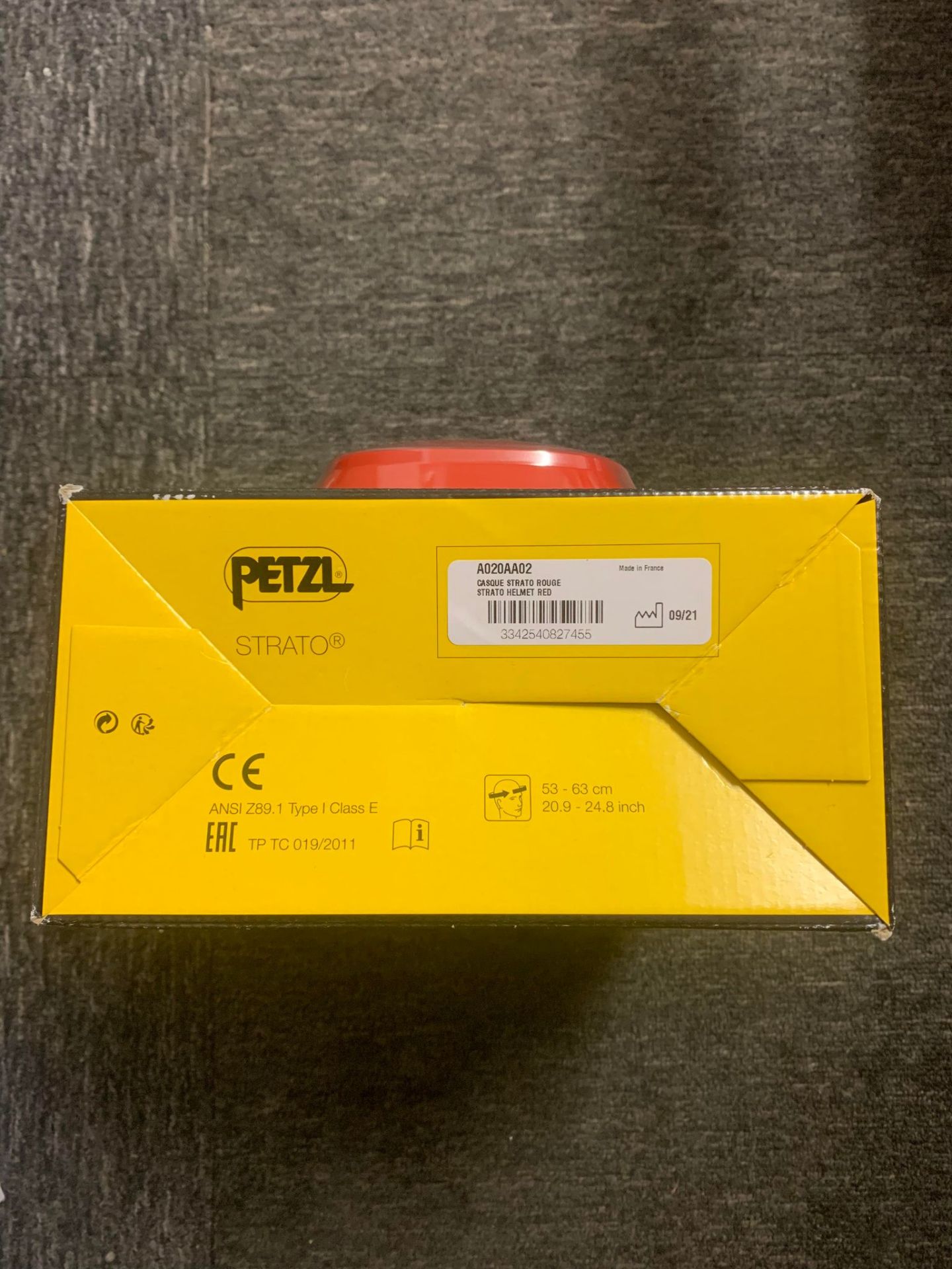TRADE LOT OF 20 UNITS OF PETZL STRATO VENT RED HELMET CLIMBING SAFETY HAT RRP £1600
