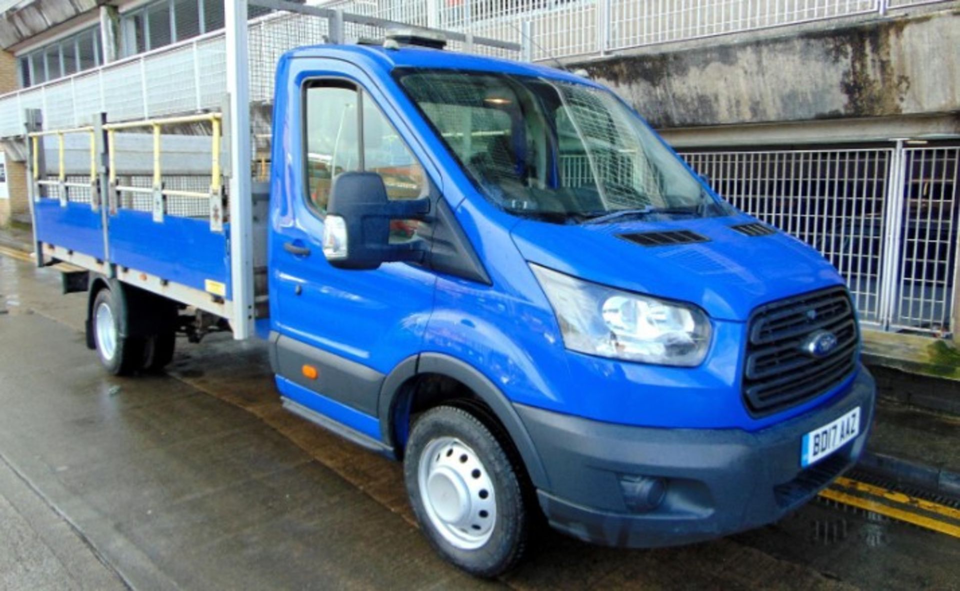 TAIL LIFT,2017 FORD TRANSIT DROPSIDE, XLWB, EXTENDED - Image 2 of 12