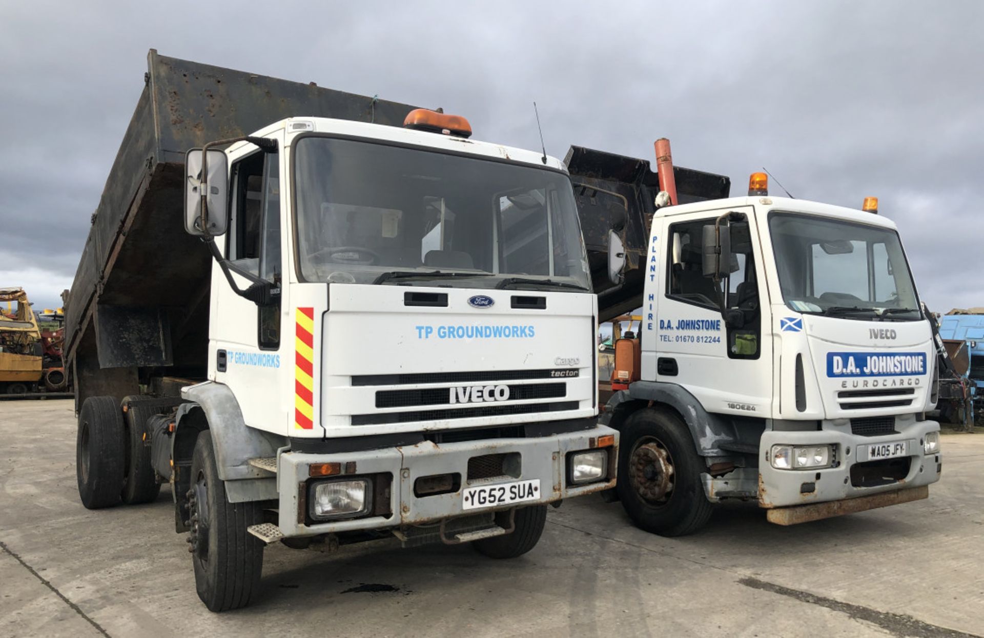 IVECO TRACTOR 180E18 STEEL BODY TIPPER TRUCK - Image 8 of 10