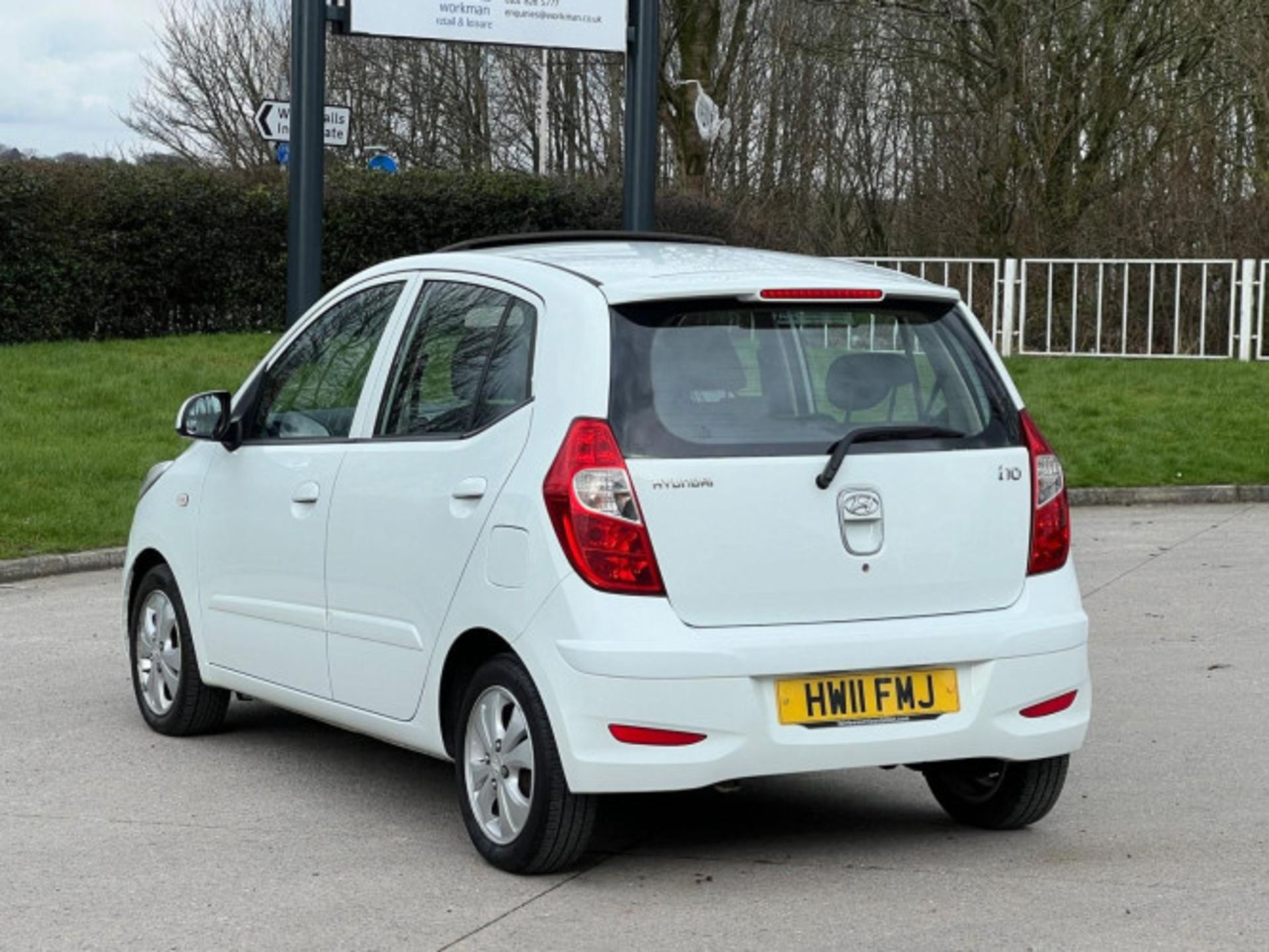 2011 HYUNDAI I10 1.2 STYLE EURO 5DR WHITE >>--NO VAT ON HAMMER--<< - Image 91 of 116