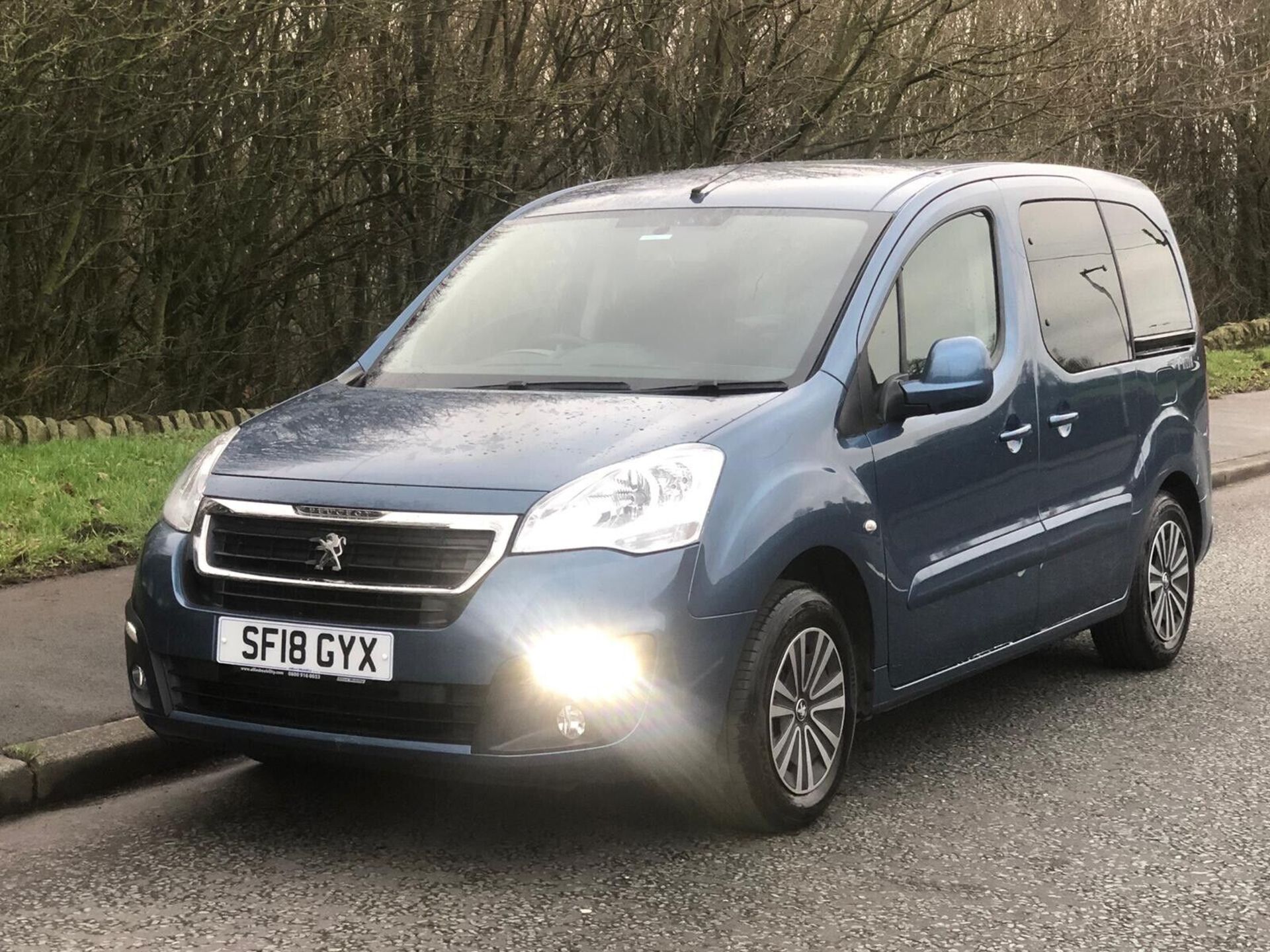 2018/18 PEUGEOT PARTNER ACTIVE WHEELCHAIR ACCESSIBLE VEHICLE >>--NO VAT ON HAMMER--<<