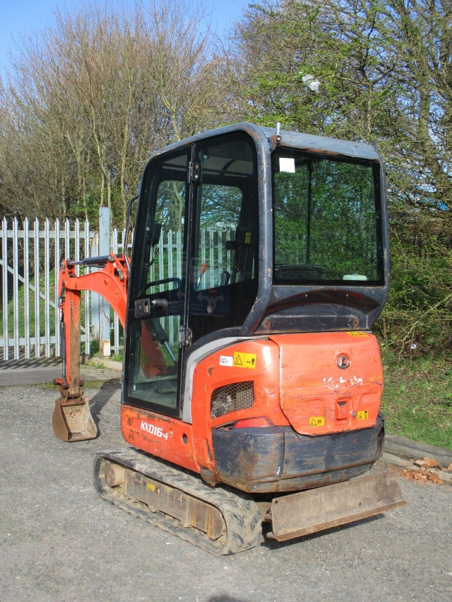 YEAR 2012 KUBOTA KX016-4 EXCAVATOR - Image 2 of 13