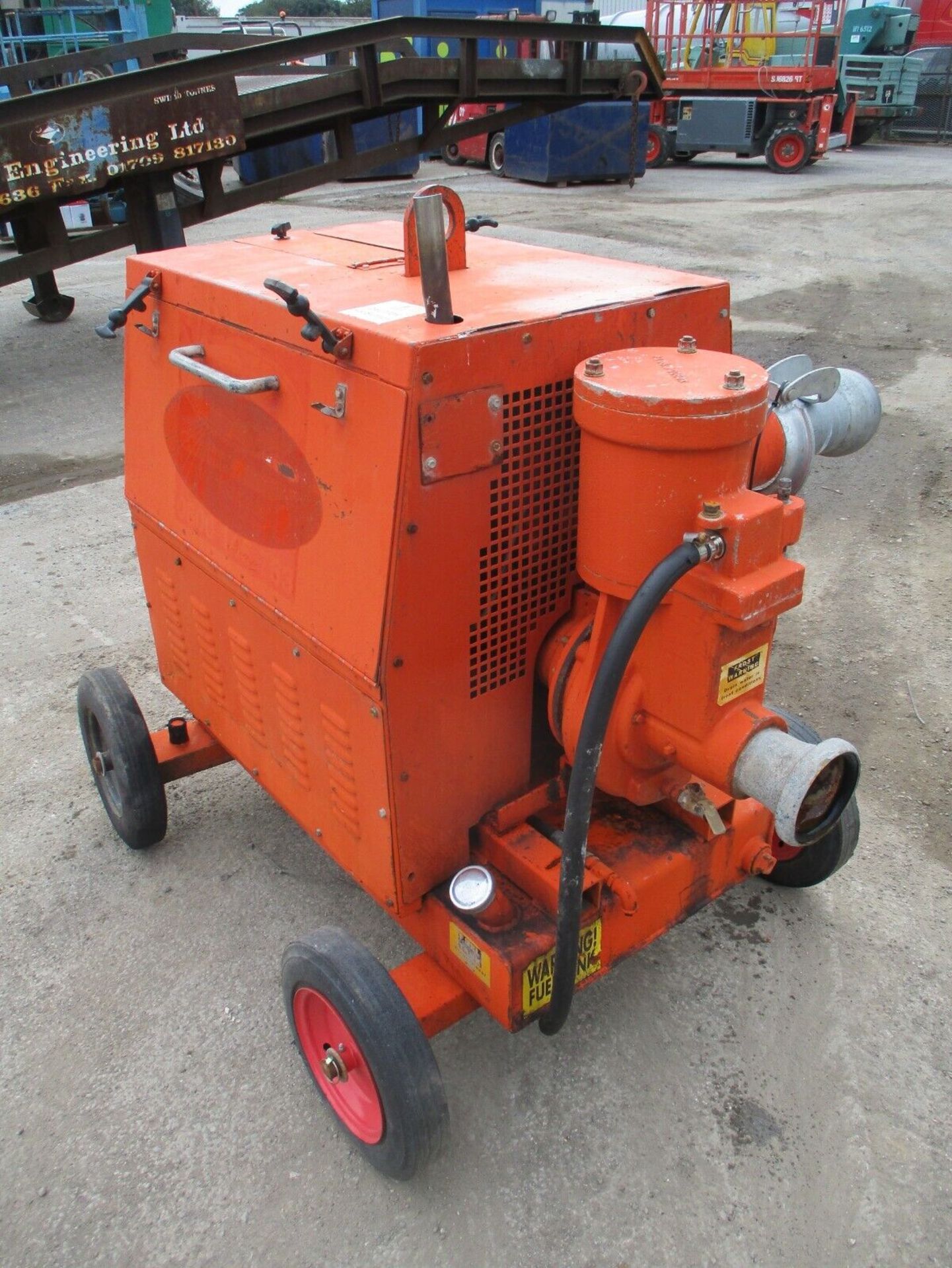 3 INCH WATER PUMP KUBOTA ELECTRIC START DIESEL POWERED - Image 5 of 8