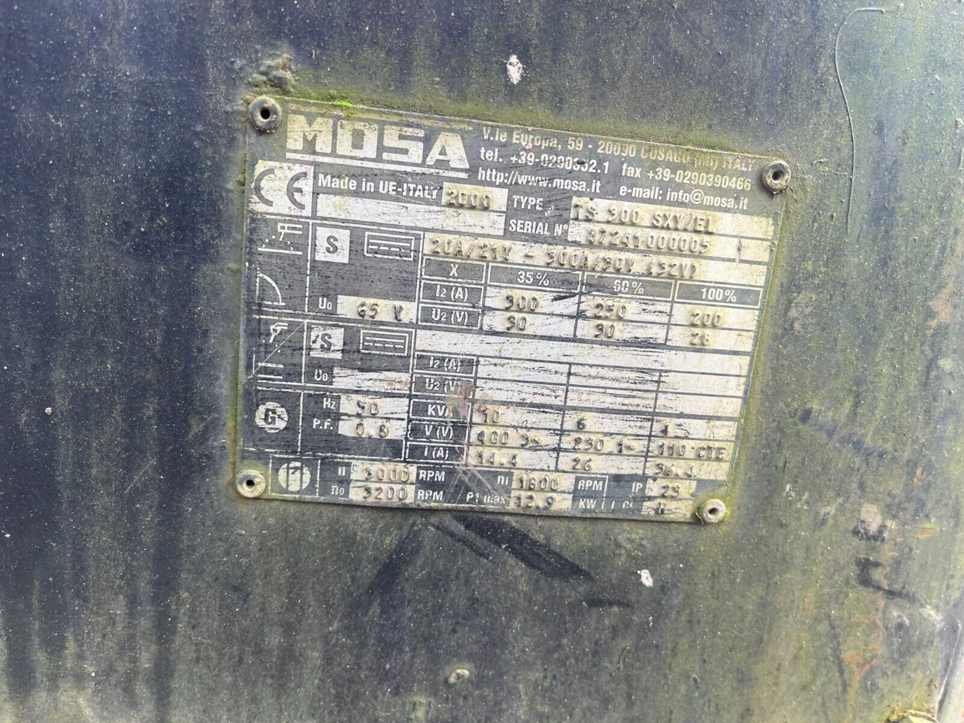 POWER PLUS: 2000 MOSA TS300 YANMAR DIESEL WELDER - Image 4 of 7