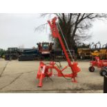 NEW BROWNS POST KNOCKER. 3 POINT LINKAGE. MANUAL SWIVEL. HYDRAULIC TILT.