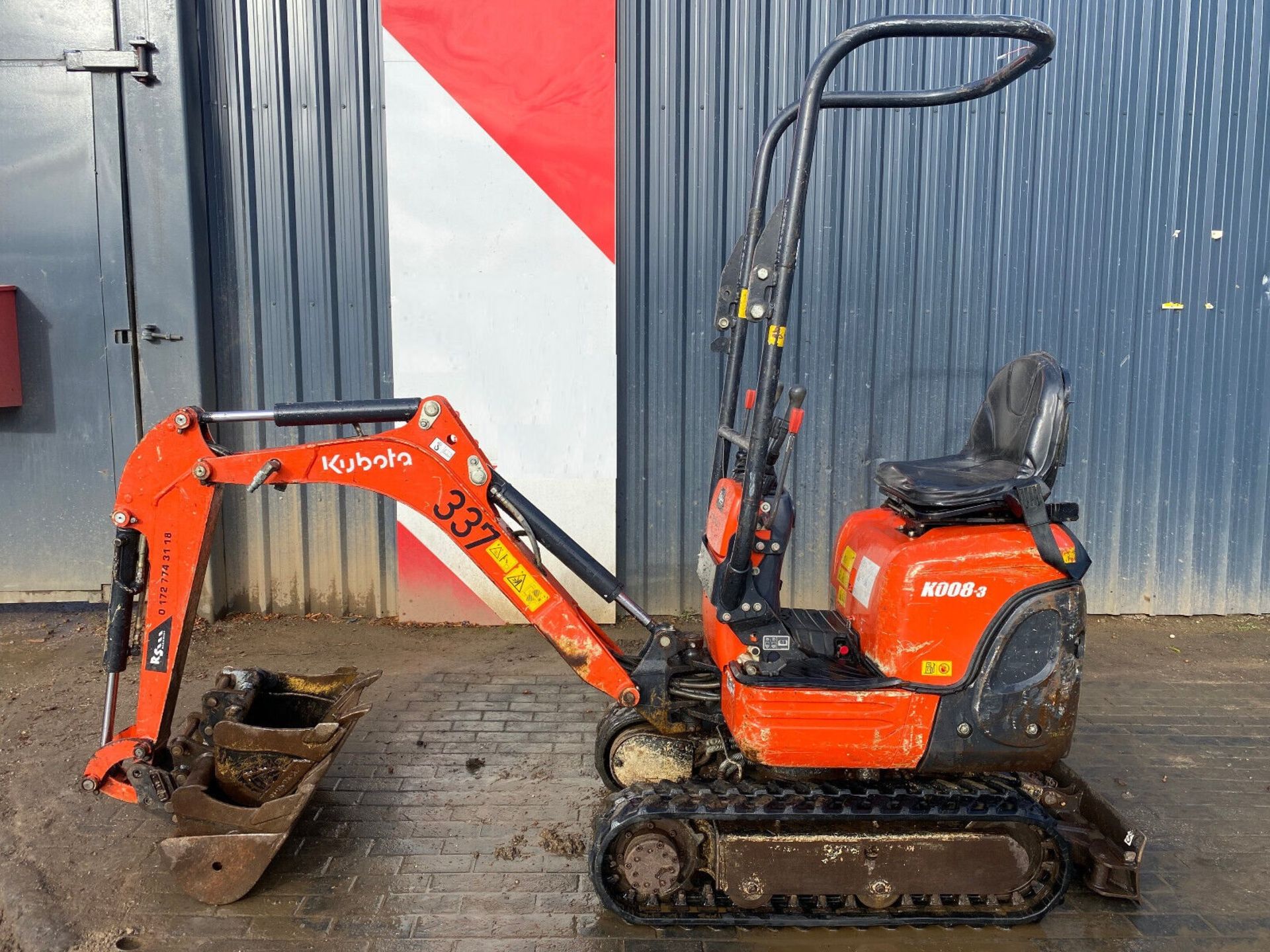 2018 KUBOTA K008-3: MICRO EXCAVATOR PRECISION WITH 1129 HOURS - Image 8 of 9