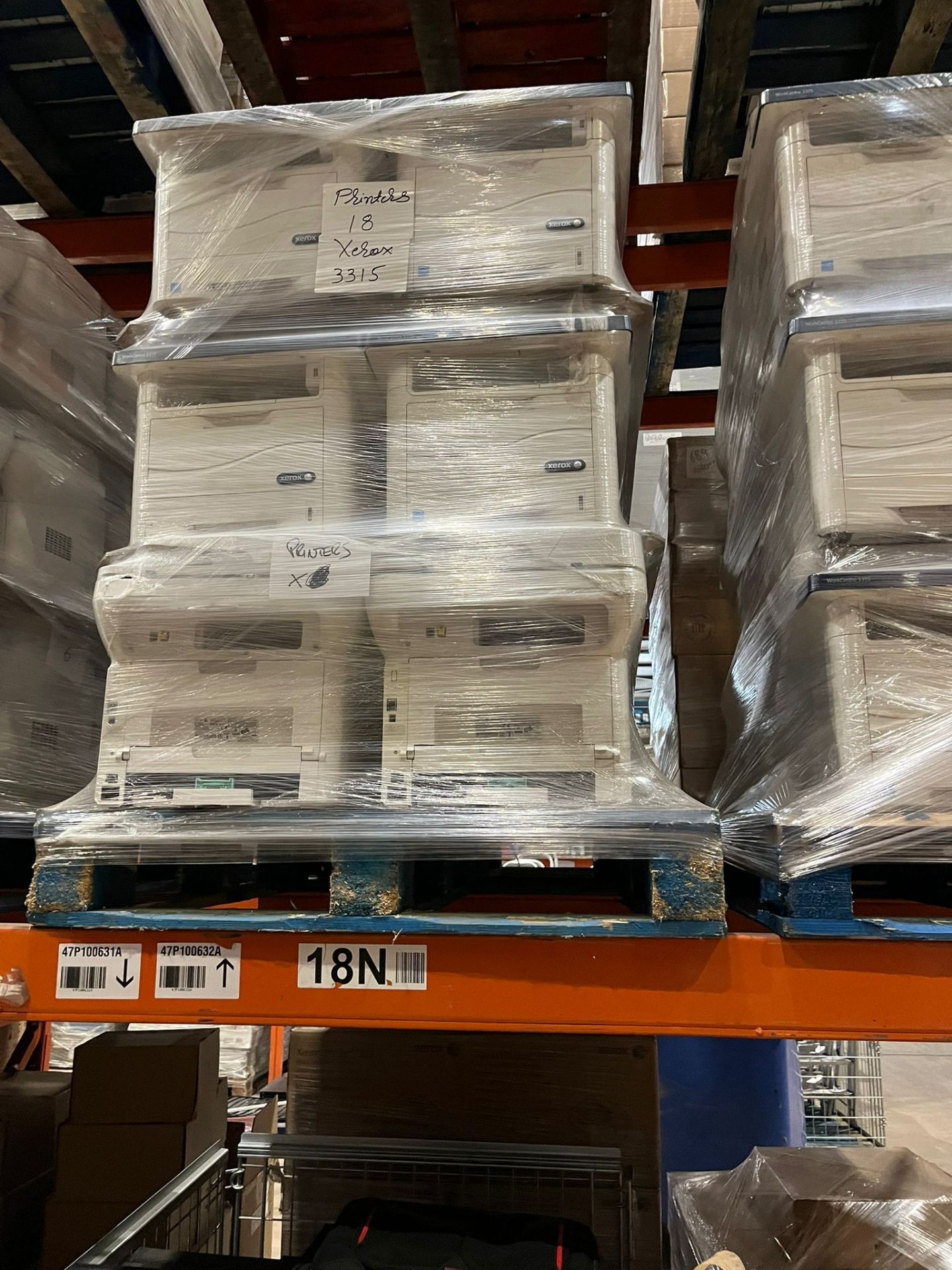 1 PALLET X XEROX PRINTERS *12 PRINTERS PER PALLET