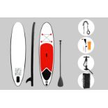FREE DELIVERY - INFLATABLE PADDLE BOARD & ACCESSORIES - RED