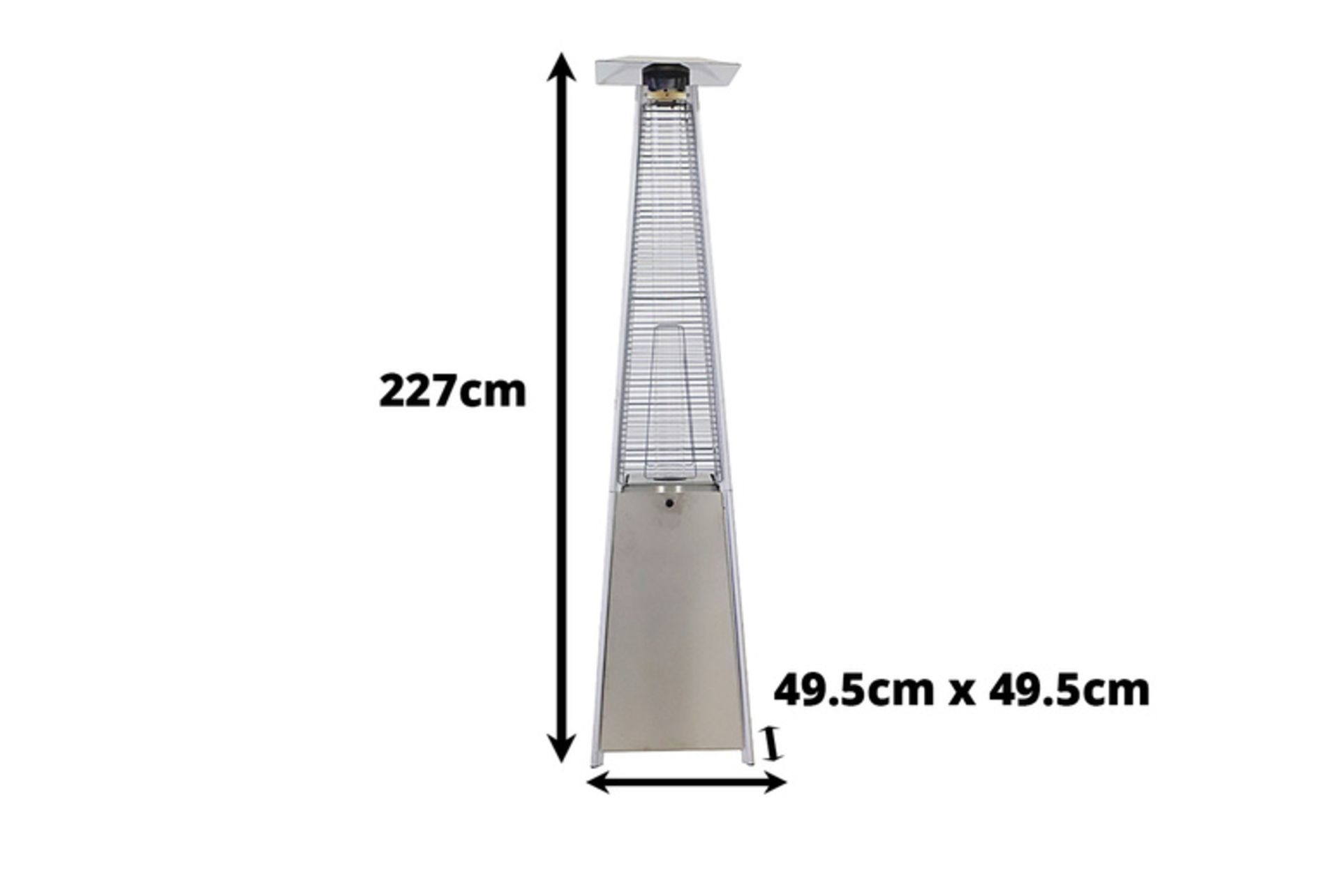 FREE DELIVERY - OUTDOOR PYRAMID GAS PATIO HEATER - Bild 3 aus 3