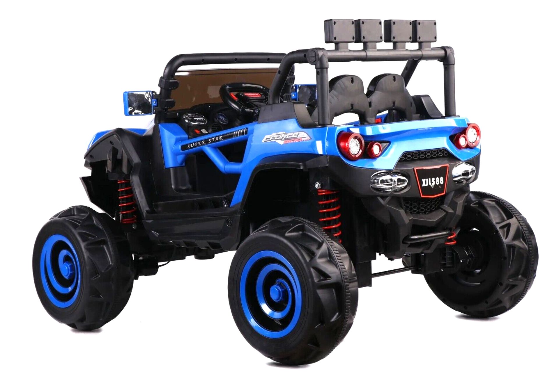 JOB LOT 5 X BLUE 4X4 ATV/UTV KIDS BUGGY JEEP ELECTRIC CAR WITH REMOTE BRAND NEW BOXED - Bild 5 aus 5