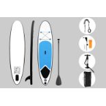 FREE DELIVERY - INFLATABLE PADDLE BOARD & ACCESSORIES - BLUE