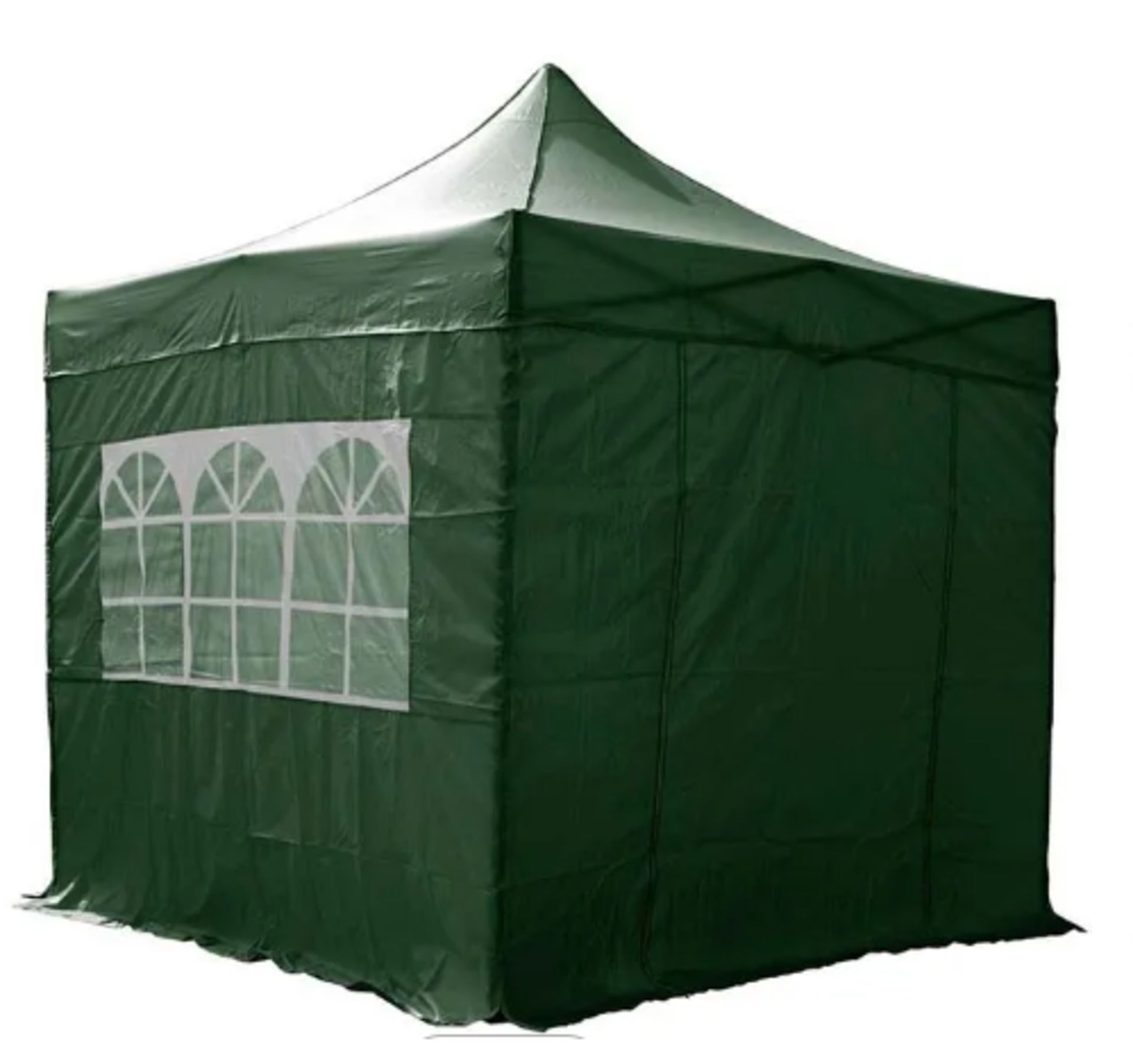 5 X NEW HEAVY DUTY POP UP GAZEBO GREEN 3X3