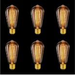 RETRO VINTAGE LED EDISON STYLE BULB 40W E27 6PCS PER BOX 200 BOXES