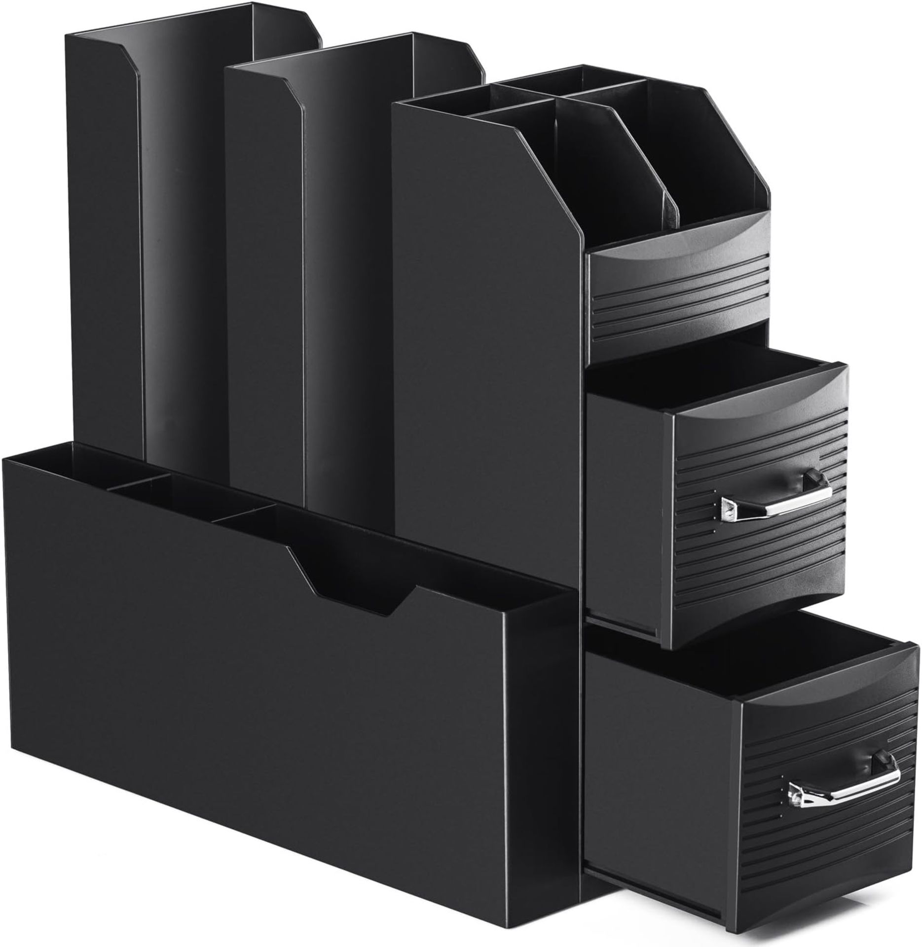 FULL PALLET OF BLACK HALTER COFFEE ACCESSORIES CADDY ORGANIZER - 9 COMPARTMENTS AND 2 DRAWERS - Image 2 of 6