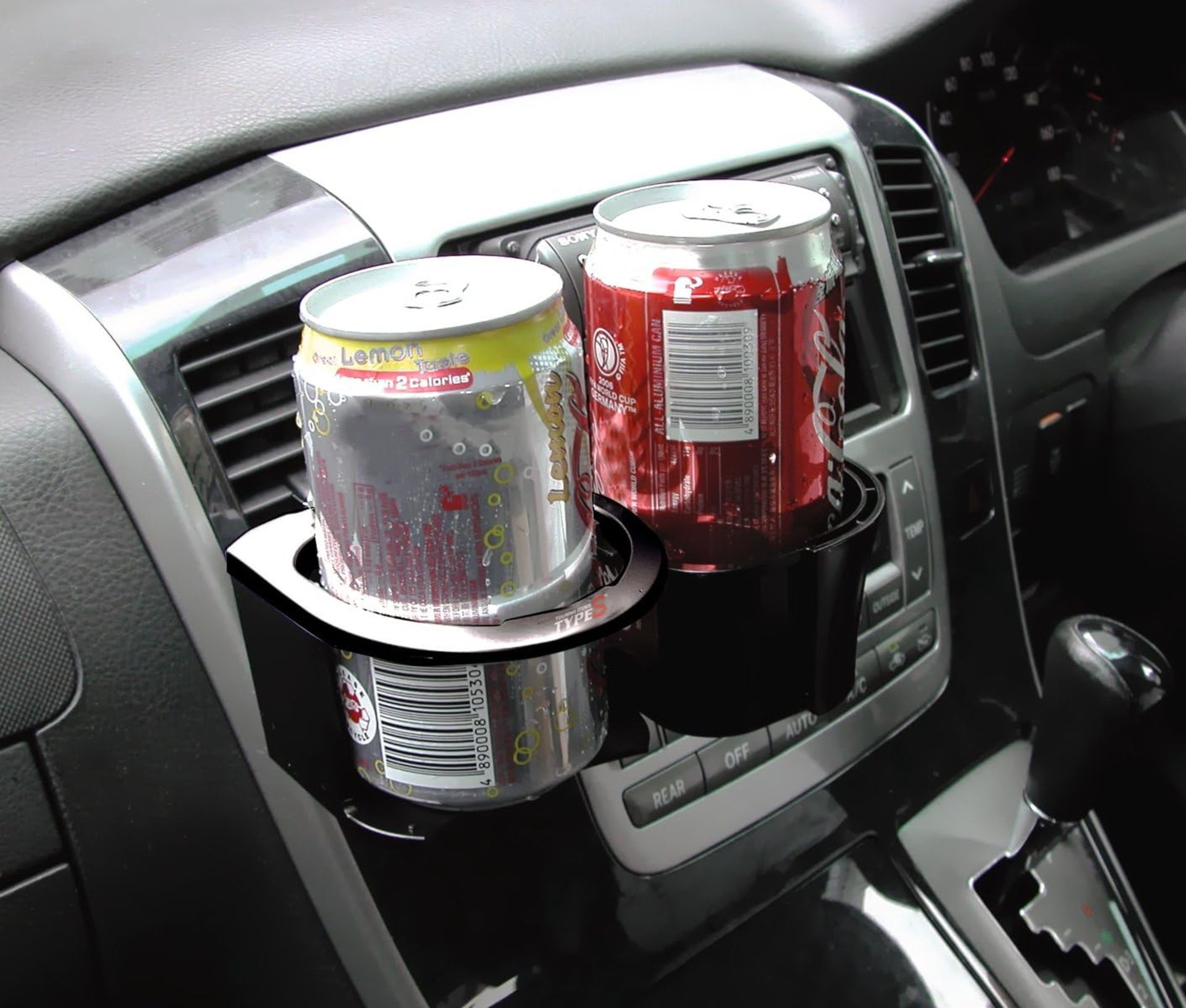 2,765 X NEW COMBO TWIN DRINK HOLDER CHARCOAL GREY - Image 2 of 2