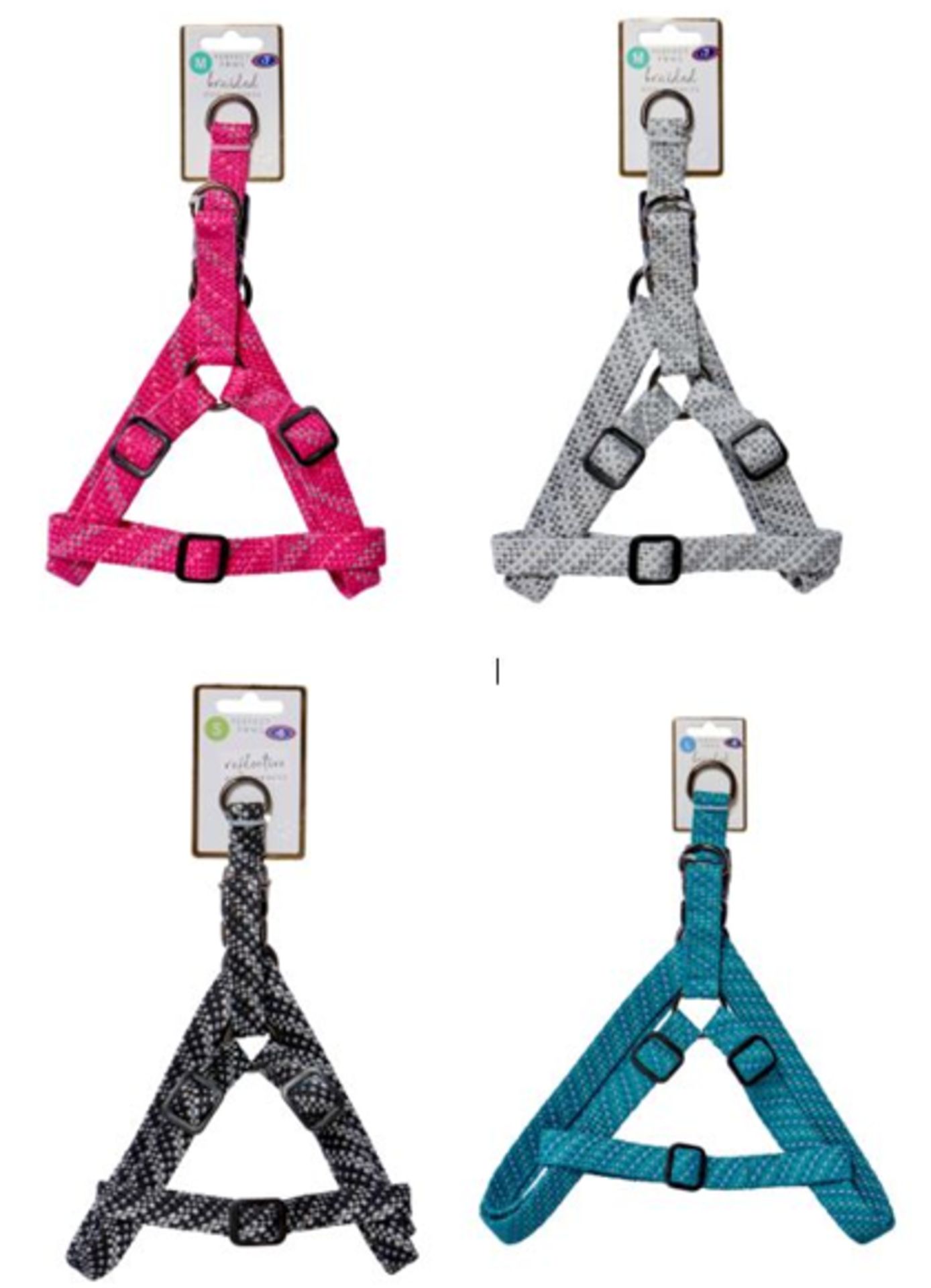 104 X NEW BRAIDED HARNESS - MEDIUM