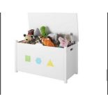 1 X WOODEN TOY STORAGE BOXES