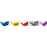 45 X HAND MADE BIRD ORNAMENT – PACK OF 2 – ASSORTED COLOURS