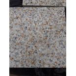 2 PALLET OF TDE9 TERRAZZO FLOOR TILES - 48 SQ YRDS - RRP £2000 PER PALLET