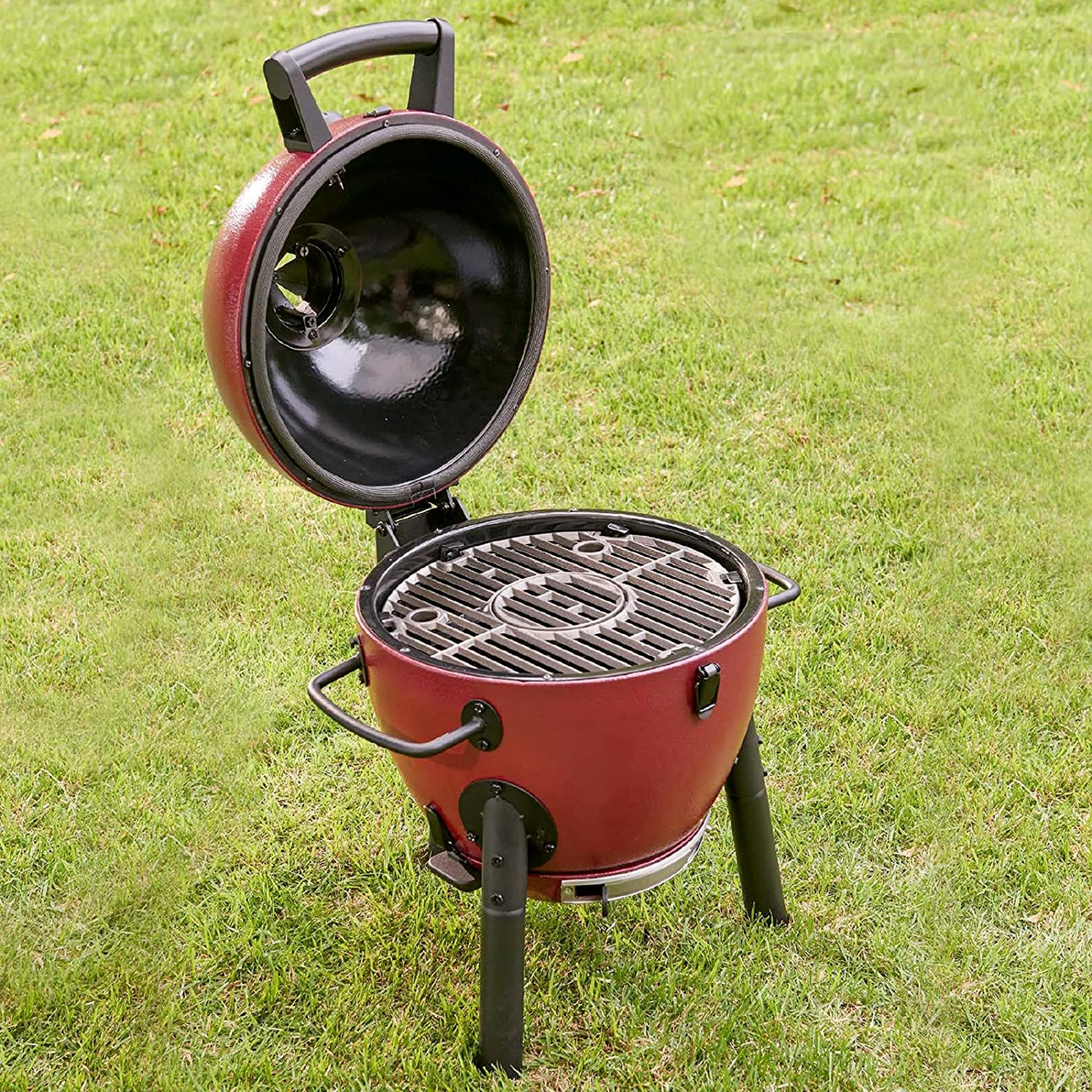 BRAND NEW GENUINE CHAR-GRILLER AKORN JUNIOR KAMADO BBQ - Bild 4 aus 4