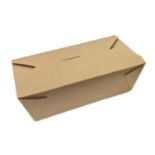 FOOD TAKEAWAY BOXES, DISPOSABLE KRAFT BOXES, PACK OF 40