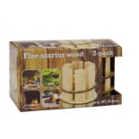 1,522 X NEW FIRE WOOD STARTER D7,5X8CM 2PC