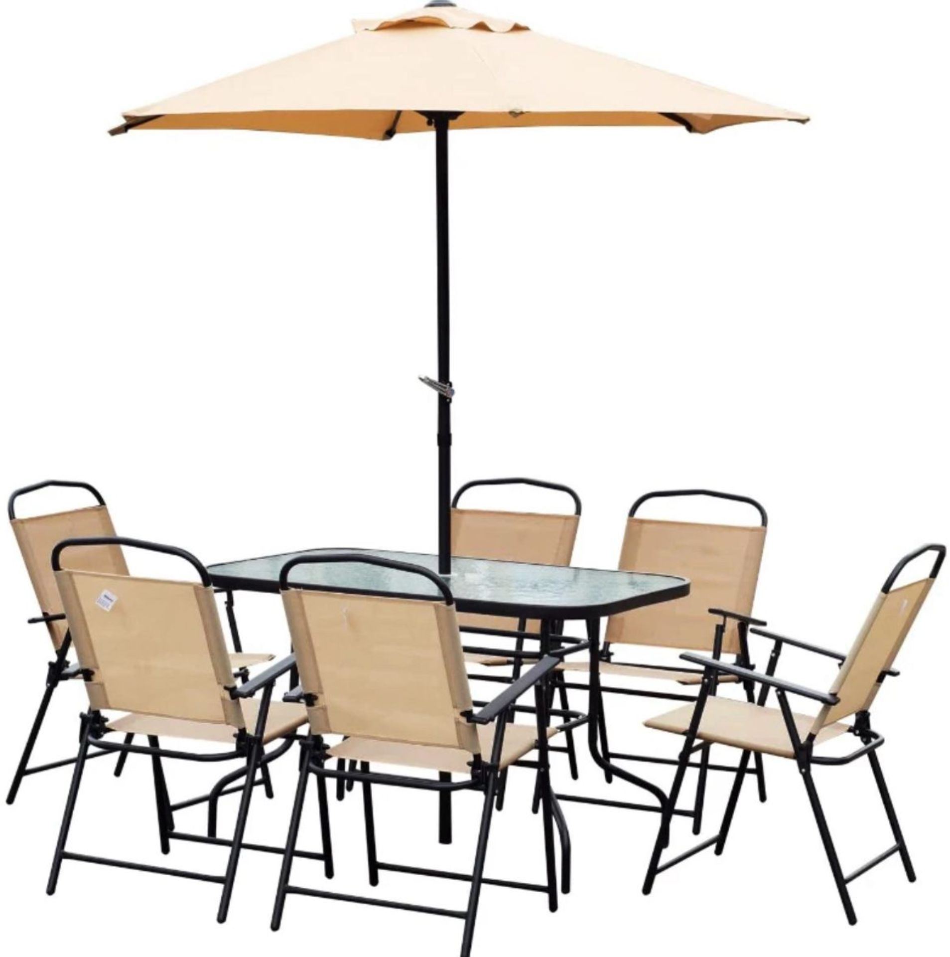 1 X BRAND NEW 8 PIECE GARDEN RATTAN SET