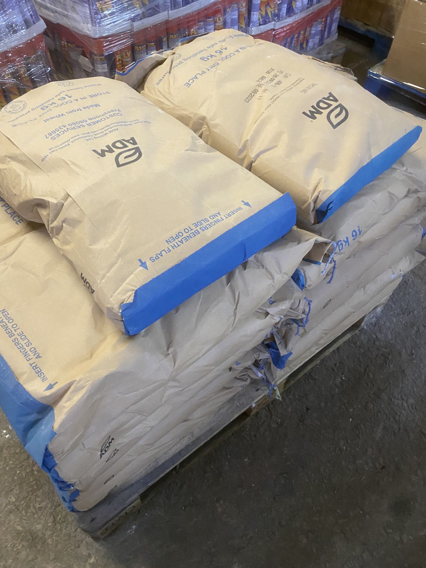 50 X 16KG SACKS OF BAKING FLOUR