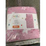 PALLET OF BRAND NEW APPROX 54 FLEECE REVERSBLE SINGLE DUVET SETS RRP:£19.99 EACH