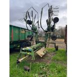 KRONE KR6.50/7.6, TWIN ROTOR RAKE.