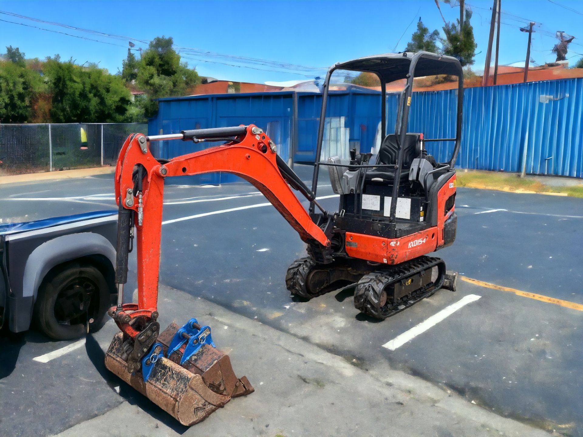 KUBOTA KX015-4 MINI EXCAVATOR - 2016 - Image 10 of 11