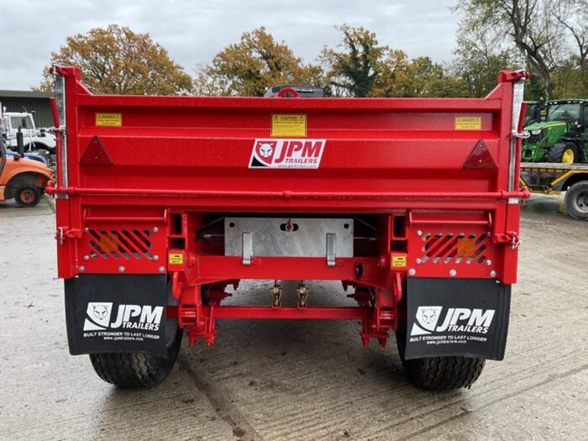 JPM 11 TMP. 11 TONNE MULTI PURPOSE TRAILER. DROP SIDE. WITH RAMPS. - Image 7 of 8
