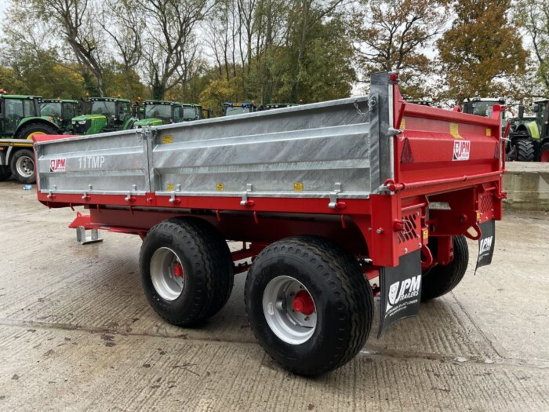 JPM 11 TMP. 11 TONNE MULTI PURPOSE TRAILER. DROP SIDE. WITH RAMPS. - Image 8 of 8