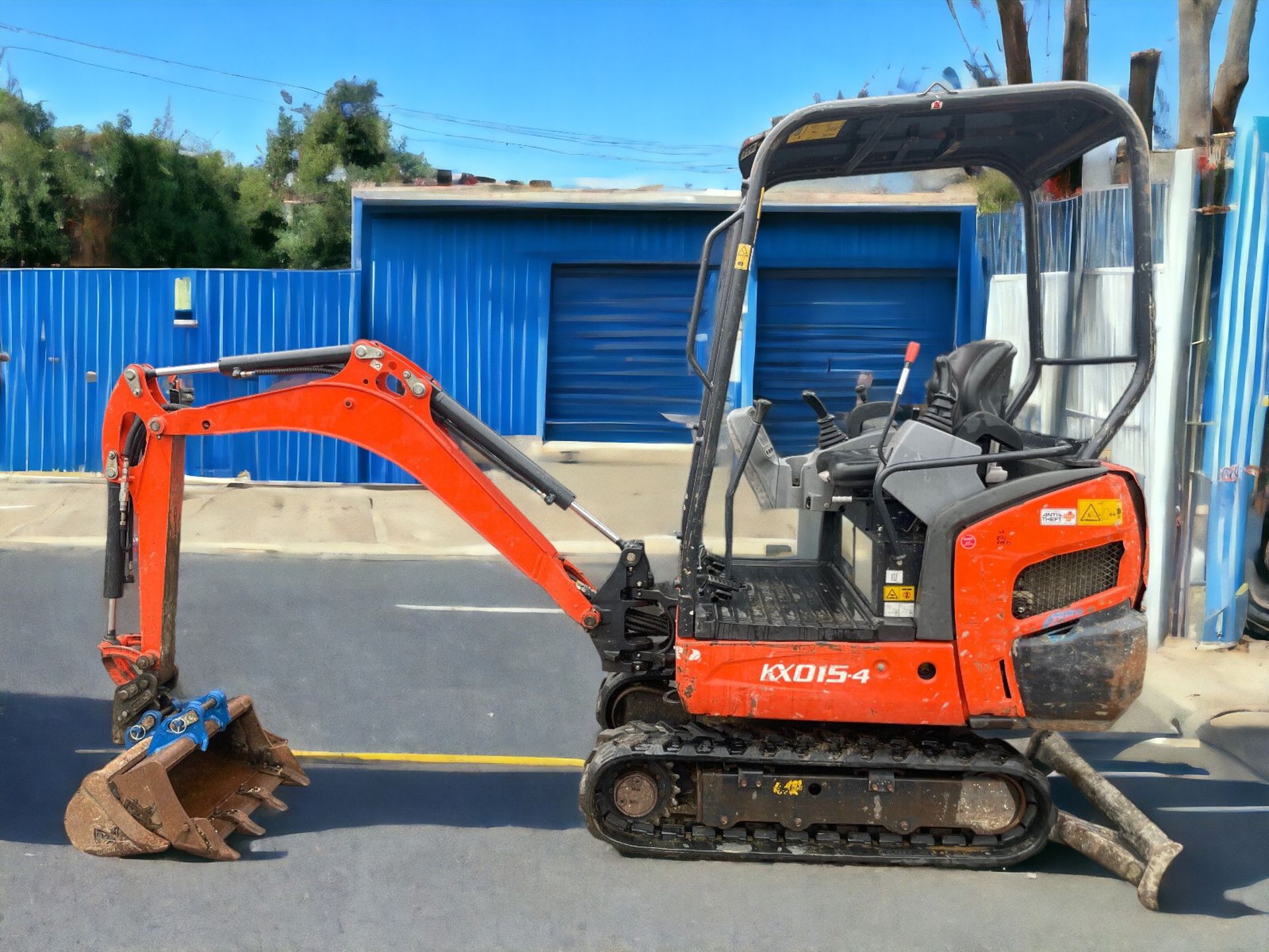 KUBOTA KX015-4 MINI EXCAVATOR - 2016 - Image 3 of 11