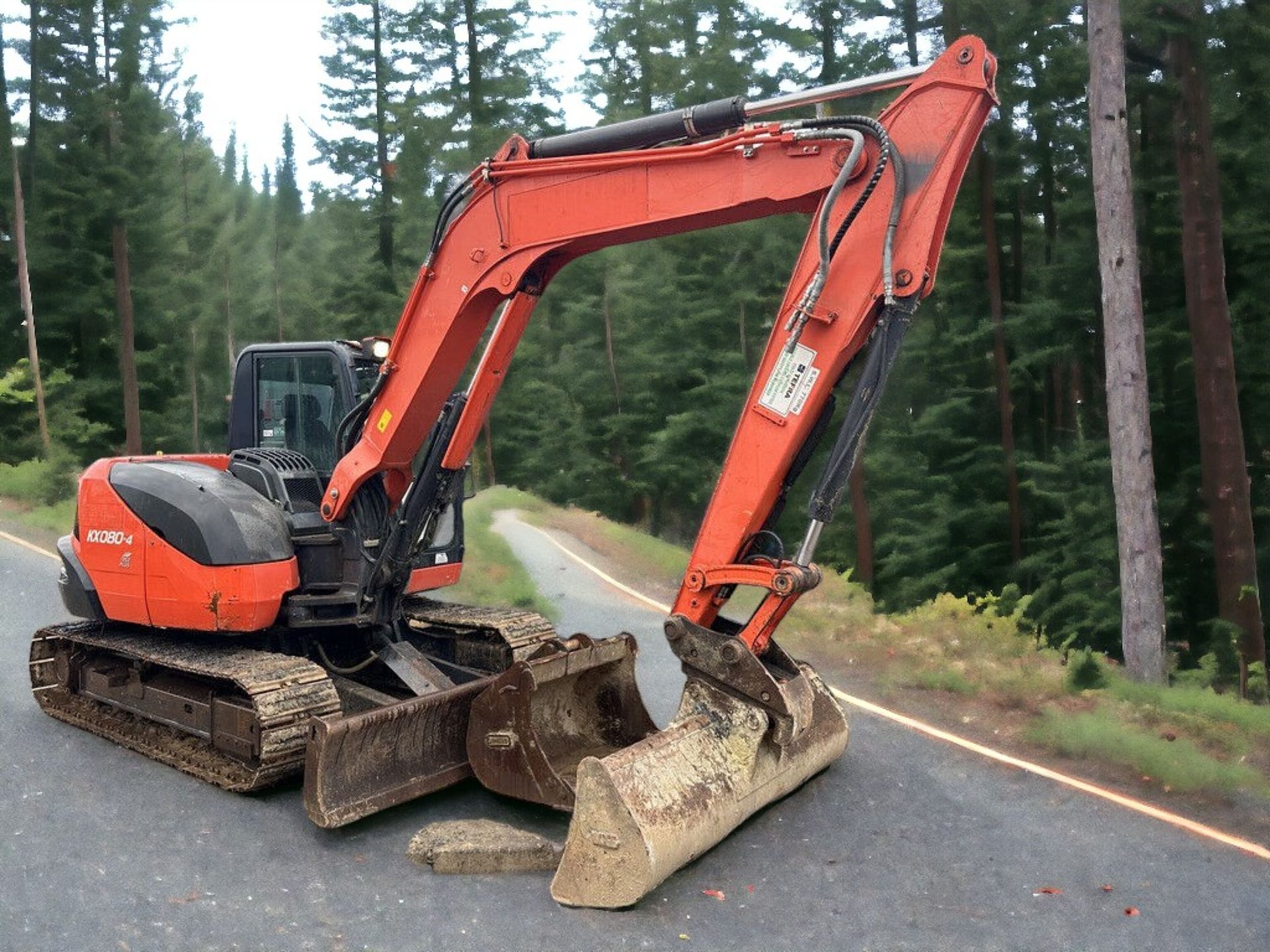 PRECISION AND POWER: 2016 KUBOTA KX080-4 MIDI EXCAVATOR