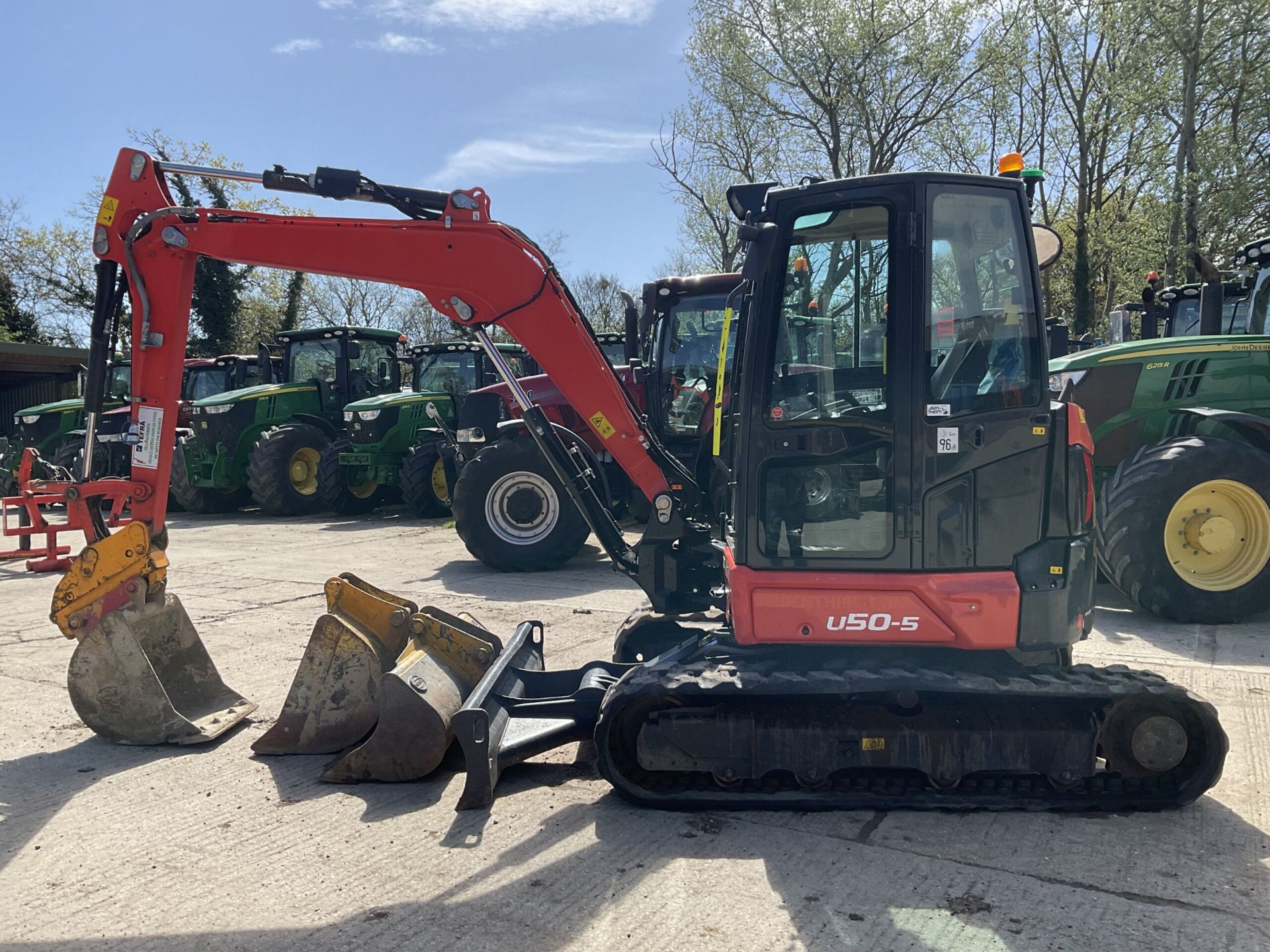 KUBOTA U50-5 EXCAVATOR WITH RUBBER TRACKS - Image 10 of 10