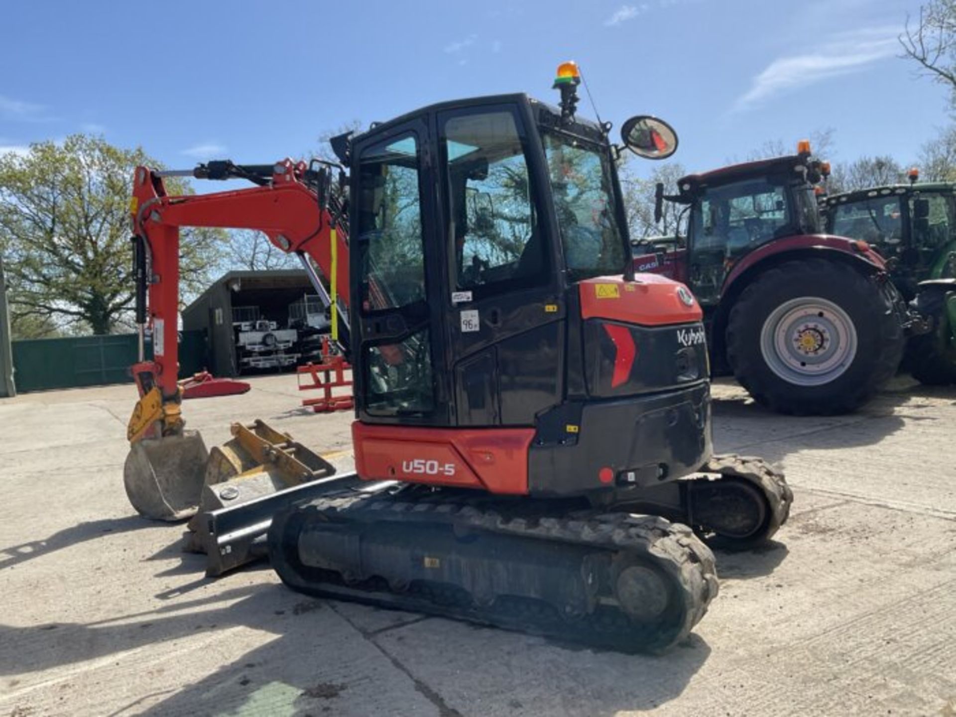 KUBOTA U50-5 EXCAVATOR WITH RUBBER TRACKS - Bild 2 aus 10