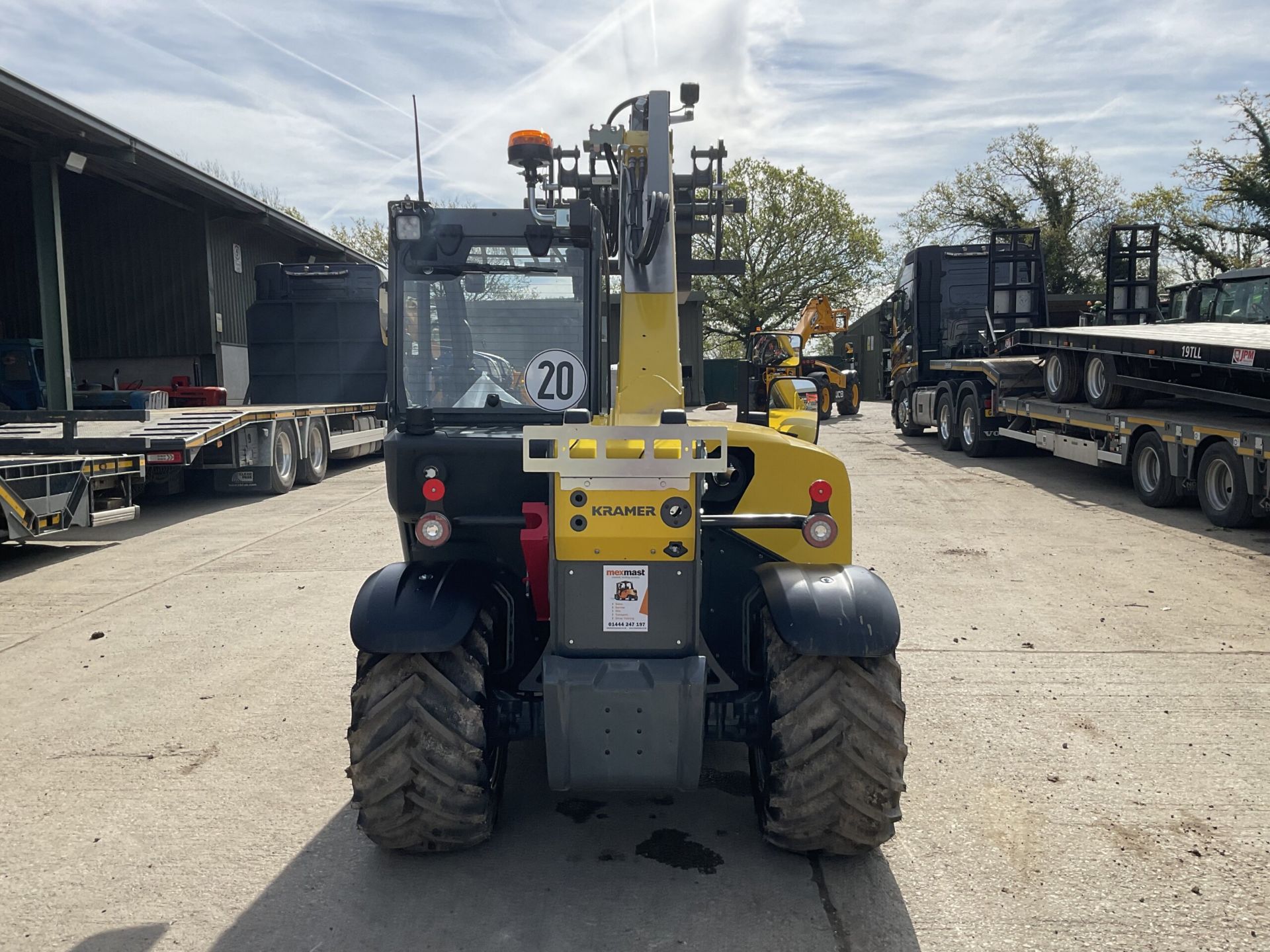 KRAMER 1445 COMPACT TELEHANDLER WITH PALLET FORKS - Image 5 of 9