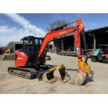 KUBOTA U50-5 EXCAVATOR WITH RUBBER TRACKS