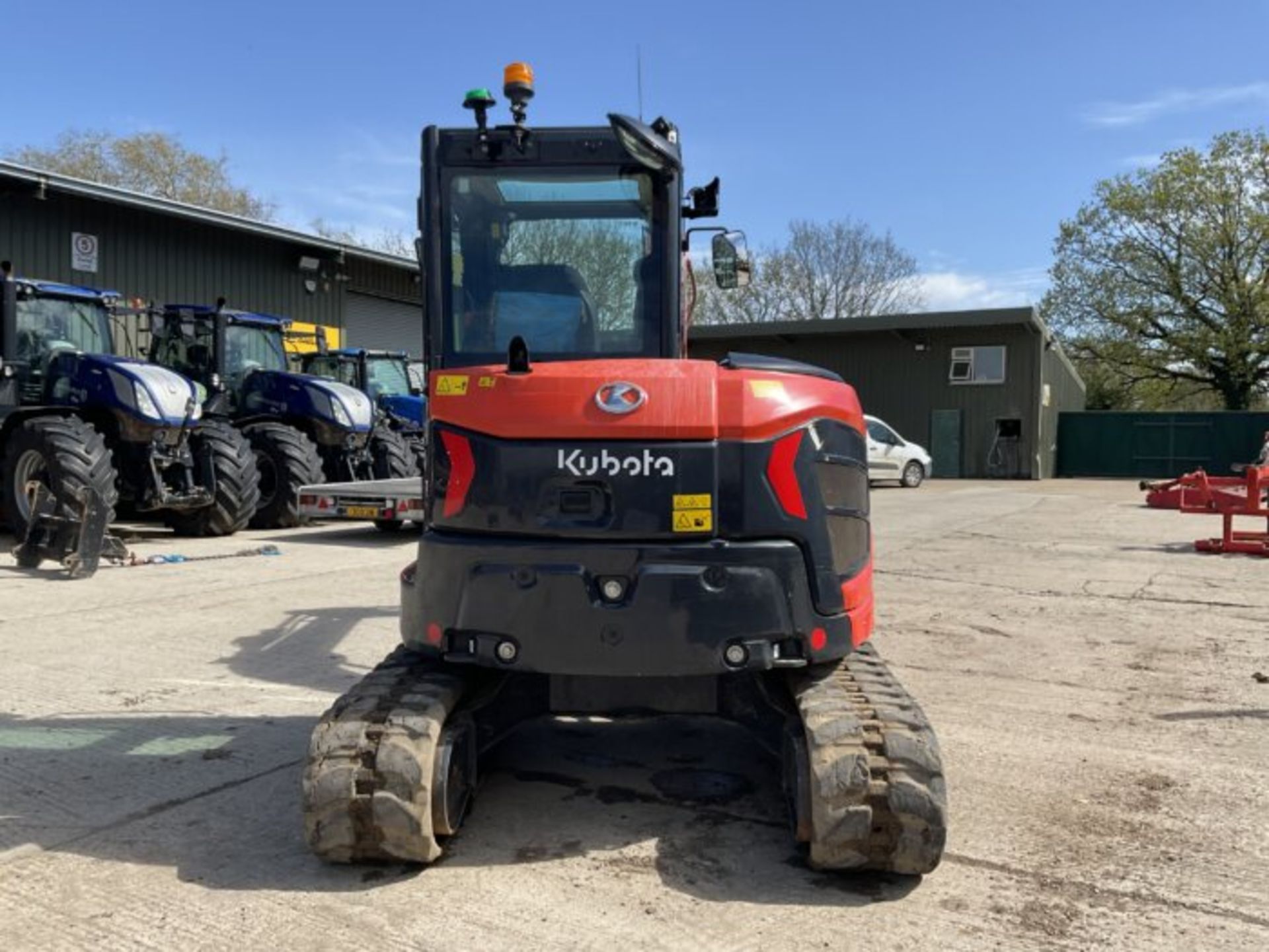 KUBOTA U50-5 EXCAVATOR WITH RUBBER TRACKS - Image 7 of 10