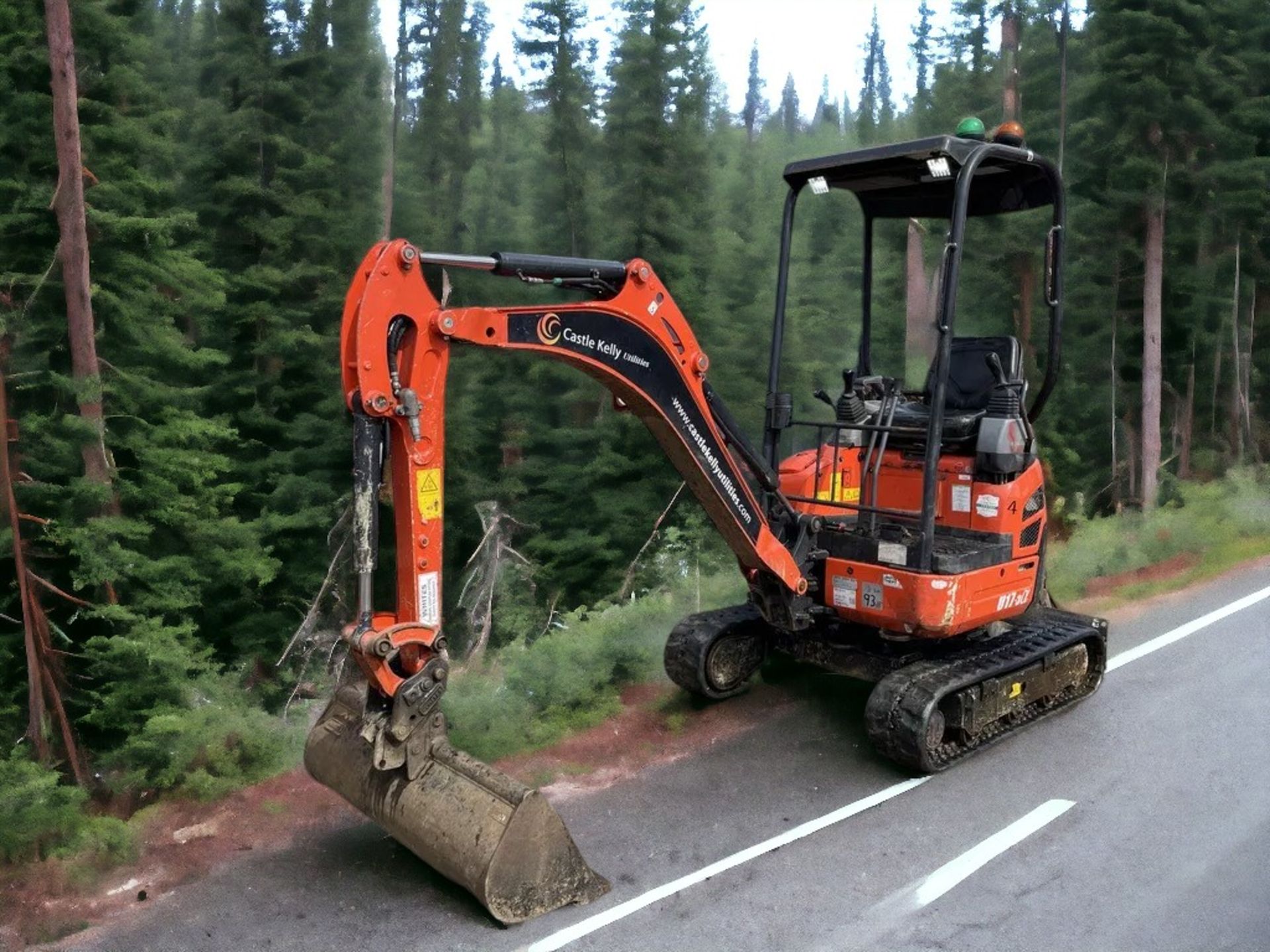 2020 KUBOTA U17-3 MINI EXCAVATOR - LOW HOURS, EXPANDABLE TRACKS - Image 9 of 9