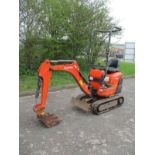 KUBOTA K008 EXCAVATOR YEAR 2014 WEIGHS ABOUT 80