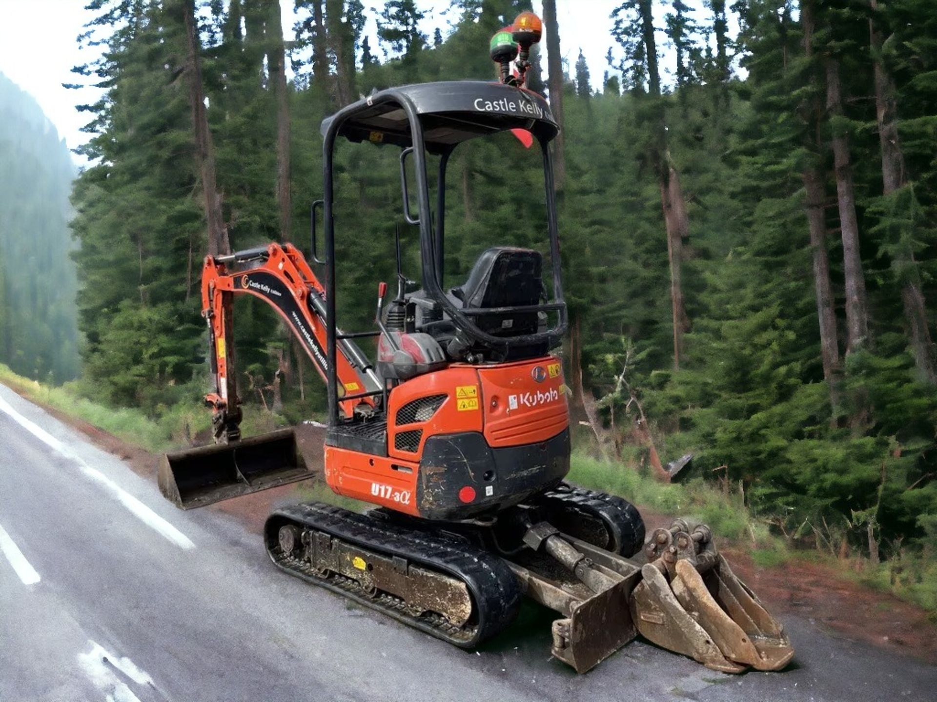 2020 KUBOTA U17-3 MINI EXCAVATOR - LOW HOURS, EXPANDABLE TRACKS - Image 8 of 9