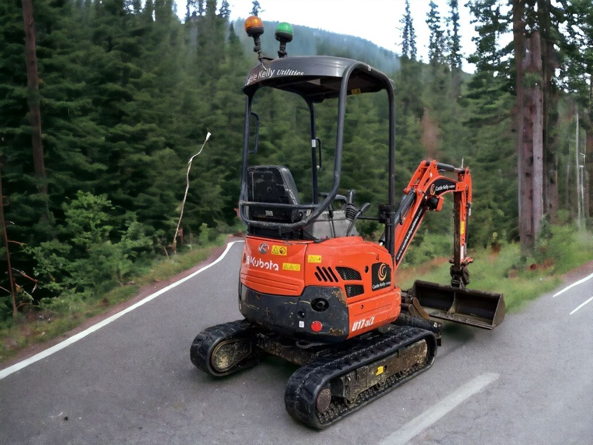 2020 KUBOTA U17-3 MINI EXCAVATOR - LOW HOURS, EXPANDABLE TRACKS - Image 2 of 9