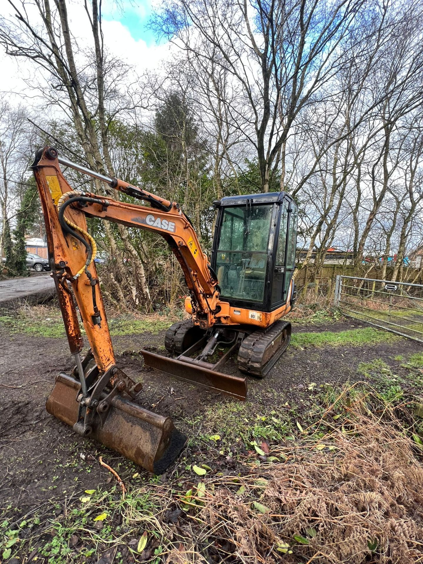 CASE CX23 FULL GLAZED CAB 2 BUCKETS - Image 5 of 15