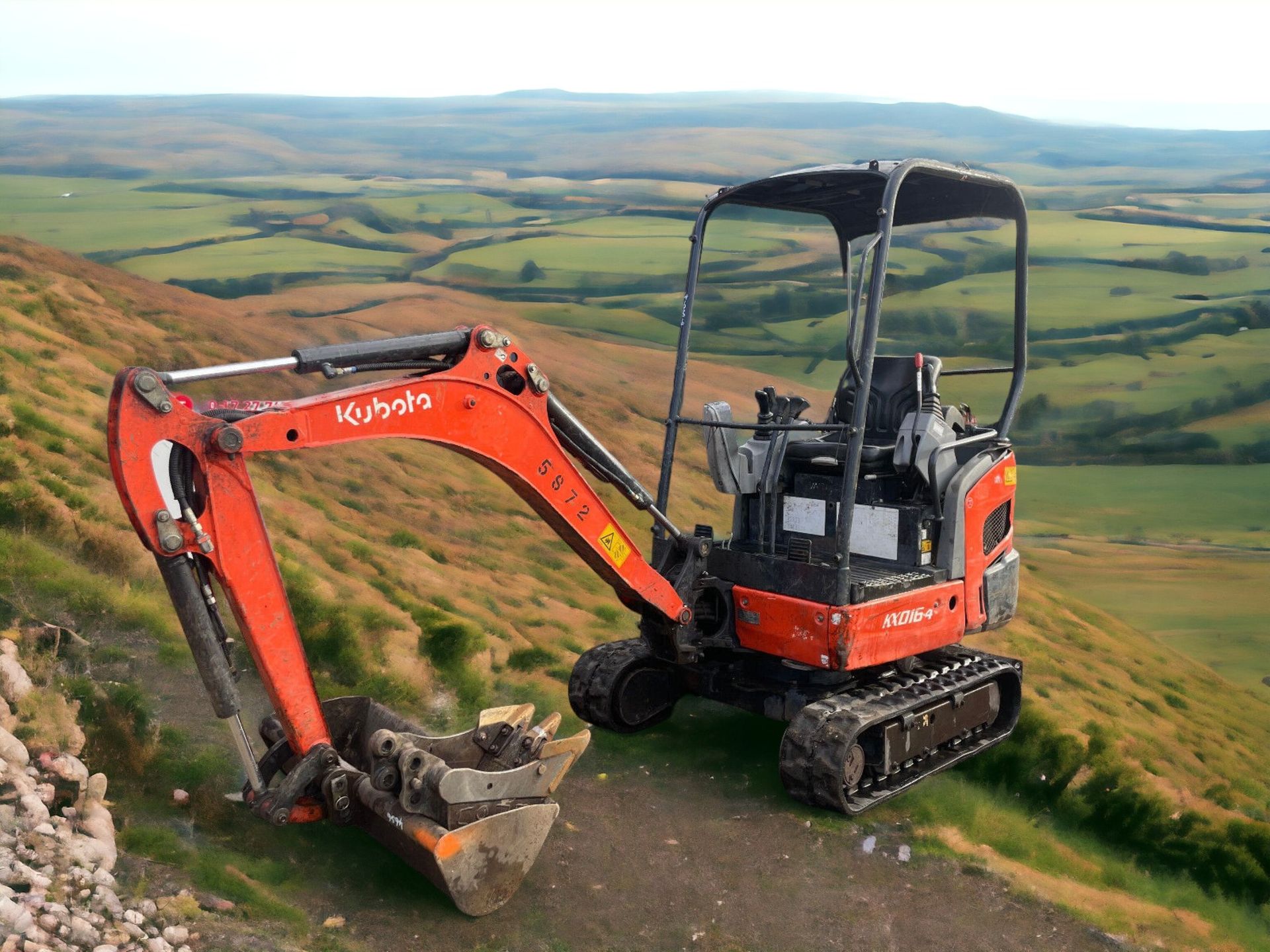 EFFICIENCY WITH THE KUBOTA KX016-4 MINI EXCAVATOR!