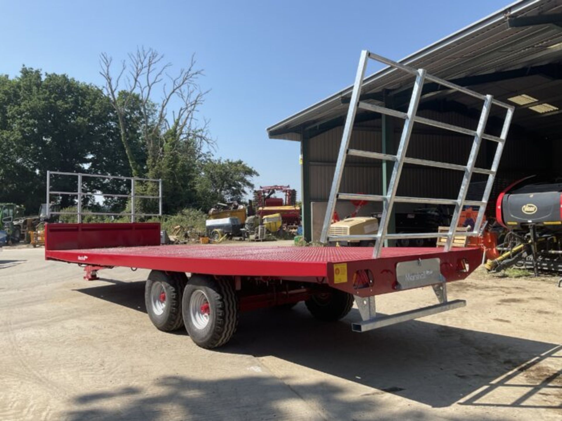 MARSHALL BC25. 25FT BALE TRAILER. - Image 8 of 8