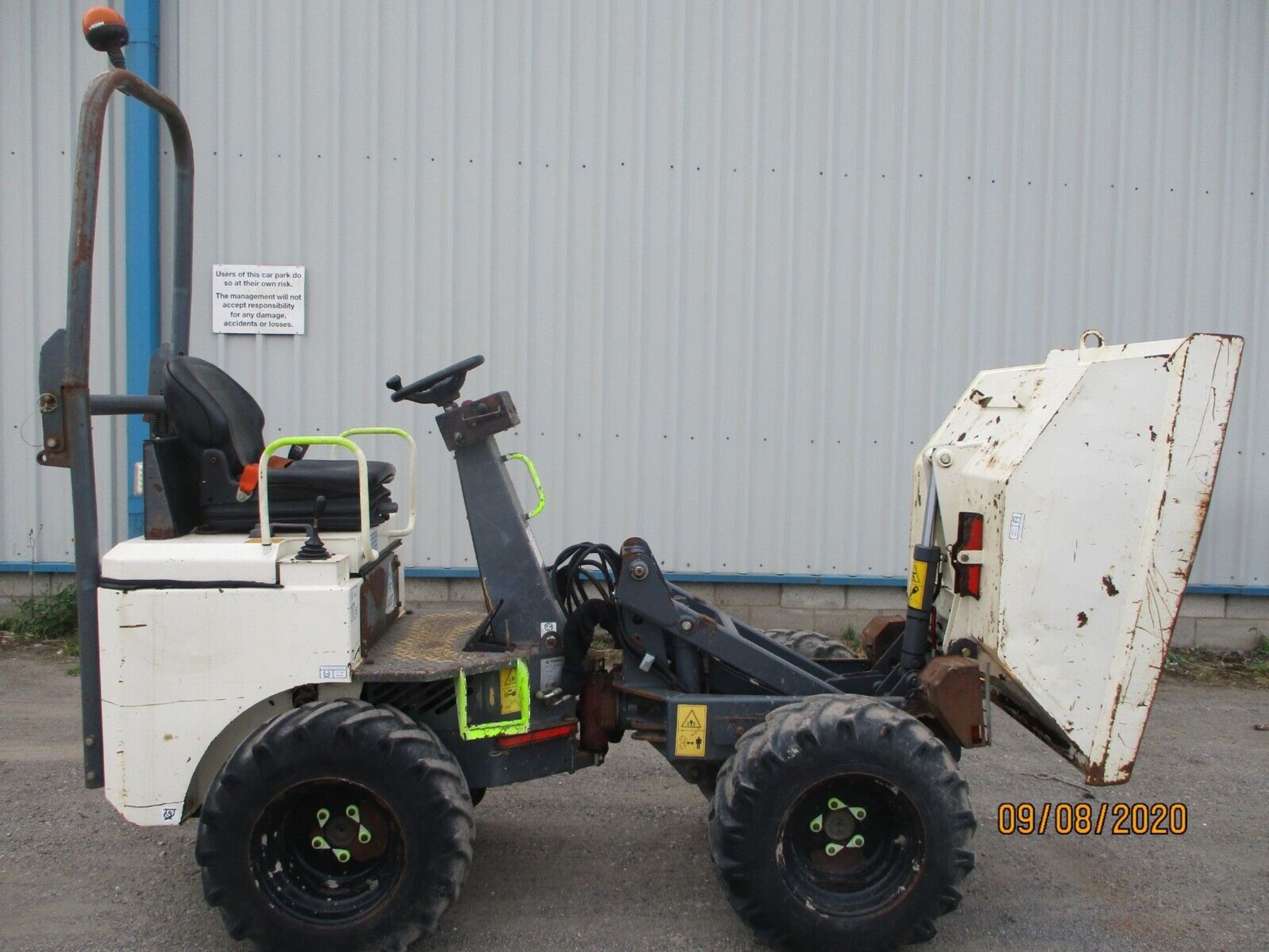 2015 KUBOTA ENGINE TEREX TA1 1TON DUMPER - Image 11 of 12