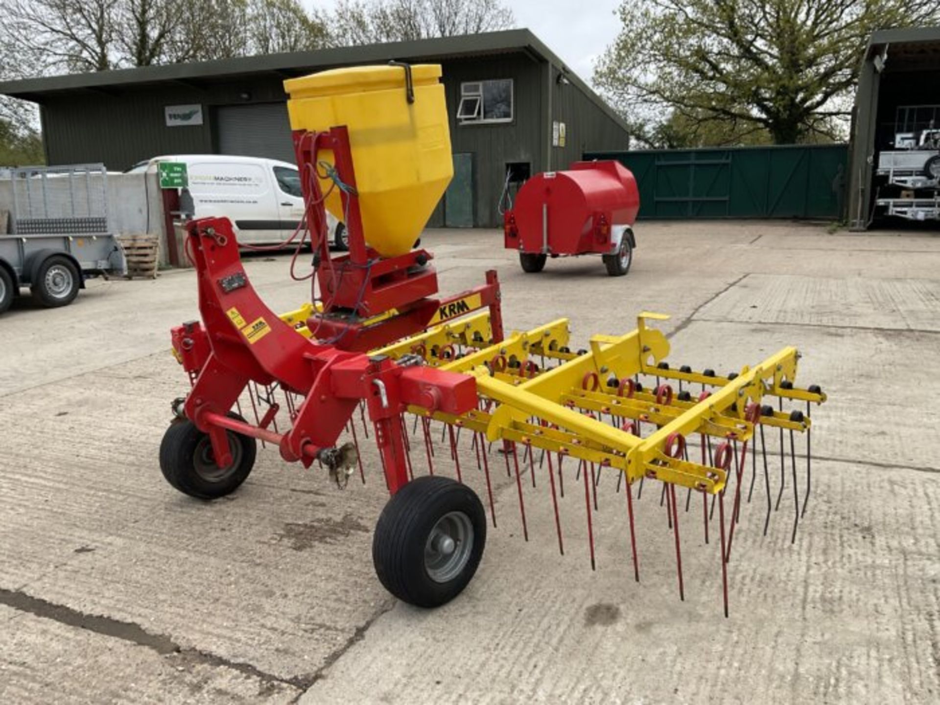 2010 MODEL KRM STR CLASSIC GRASS HARROW WITH SEEDER - Image 4 of 8